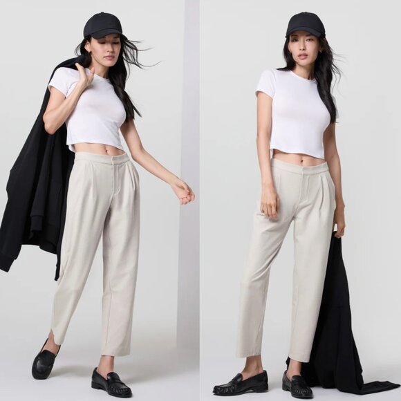 Vuori Elevation Ankle Trouser Ecru Heather Size XS - Picture 2 of 10